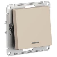 купить Атлас песочный выключатель 1кл с подсветкой скрытая 10А IP20  в Кирове Атлас песочный выключатель 1кл с подсветкой скрытая 10А IP20