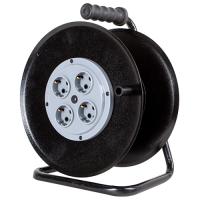 Катушка металлическая 4-мест с заземлением