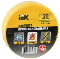 купить Изолента ПВХ 19мм*20м желтый IEK MIXTAPE 5 в Кирове Изолента ПВХ 19мм*20м желтый IEK MIXTAPE 5