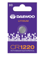 Батарейка дисковая CR1220 BL1 Daewoo