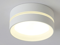 Светильник точечный GX53 круг белый песок накладной Ambrella IP44