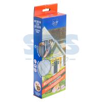 Сетка антимоскитная для двери 2,1*1м Rexant магнитный замок коричневая