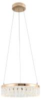 купить Светильник подвесной (люстра) свд 30Вт 3000К 2250лм золото кольцо Хрусталь  в Кирове Светильник подвесной (люстра) свд 30Вт 3000К 2250лм золото кольцо Хрусталь