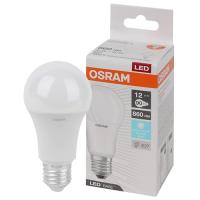 купить Лампа светодиодная 220В Е27 12Вт 4000К 860лм стандарт A60 матовая Osram LED Base в Кирове Лампа светодиодная 220В Е27 12Вт 4000К 860лм стандарт A60 матовая Osram LED Base