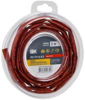 купить Трубка ТУТнг-LS 5/2,5мм красный 2м инд.упаковка IEK в Кирове Трубка ТУТнг-LS 5/2,5мм красный 2м инд.упаковка IEK