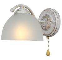 купить Светильник настенный (бра) 1*40Вт E27 белый/патина Rivoli в Кирове Светильник настенный (бра) 1*40Вт E27 белый/патина Rivoli