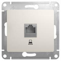 купить Глосса молочный розетка RJ45 скрытая 1-ая   в Кирове Глосса молочный розетка RJ45 скрытая 1-ая