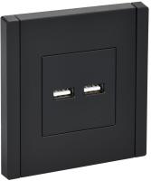 Фортепиано черный механизм USB A+A скрытая 2-ая 3,1А