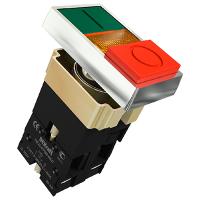 Переключатель ПЕ-22 PPBB 2пол. красный+зеленый IP54 Schneider Electric 