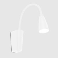 Светильник настенный (бра) 1*15Вт GU10 белый General гибкий Светильник настенный (бра) 1*15Вт GU10 белый General гибкий