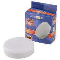 купить Лампа свд 220В GX53 20Вт 3000К 1630лм таблетка матовая Jazzway в Кирове Лампа свд 220В GX53 20Вт 3000К 1630лм таблетка матовая Jazzway