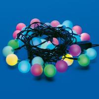 купить Гирлянда нить 5м RGB 30свд IP20 зеленый провод шарики d20мм плавн.смена цв в Кирове Гирлянда нить 5м RGB 30свд IP20 зеленый провод шарики d20мм плавн.смена цв