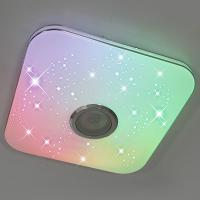 купить Светильник настенно-потолочный свд 40Вт RGB квадрат белый пульт ДУ  в Кирове Светильник настенно-потолочный свд 40Вт RGB квадрат белый пульт ДУ