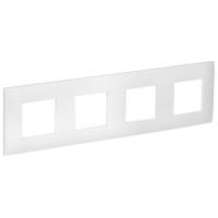 SKANDY Рамка 4-мест. SK-F04W арк. бел. IEK