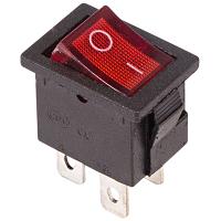 Выключатель RWB-207, SC-768 ON-OFF 6А 250В индикатор красный mini