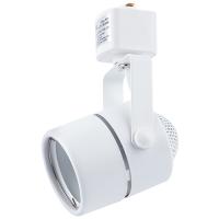 Светильник на трек однофазный 15Вт GU10 белый поворотный ЭРА 