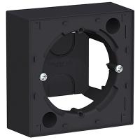 AtlasDesign Коробка 84*84*35 квадрат карбон IP20 