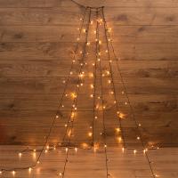 купить Гирлянда нить 1,8м теплый белый 126свд с контроллером IP20 зеленый провод 8реж.на елку,7 нитей в Кирове Гирлянда нить 1,8м теплый белый 126свд с контроллером IP20 зеленый провод 8реж.на елку,7 нитей