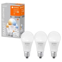 купить Лампа умная Е27 9Вт 2700-6500К 860лм A60 матовая диммер Ledvance SMART+ 3шт в упаковке в Кирове Лампа умная Е27 9Вт 2700-6500К 860лм A60 матовая диммер Ledvance SMART+ 3шт в упаковке