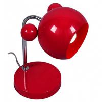 Светильник настольный 1*60Вт E27 красный/хром Россвет Глянец