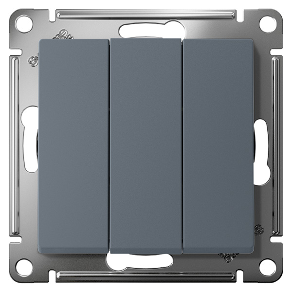 AtlasDesign грифель выключатель 3кл скрытая 10А IP20 