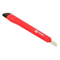 купить Нож технический с выдвижным лезвием 9мм пластик EKF Master в Кирове Нож технический с выдвижным лезвием 9мм пластик EKF Master