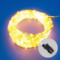купить Гирлянда нить 50м теплый белый 500свд IP44 прозрачный провод "Роса" с д/у в Кирове Гирлянда нить 50м теплый белый 500свд IP44 прозрачный провод "Роса" с д/у