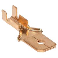 Разъем плоский 0,75-2,5мм2 6,3*0,8мм папа РП-П КВТ 7шт