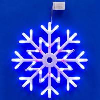 купить Фигура свд "Снежинка" 40*40см красный/синий/белый 8 режимов IP20 в Кирове Фигура свд "Снежинка" 40*40см красный/синий/белый 8 режимов IP20
