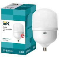 купить Лампа свд 220В E40 65Вт 4000К 5850лм цилиндр T161 матовая IEK  в Кирове Лампа свд 220В E40 65Вт 4000К 5850лм цилиндр T161 матовая IEK