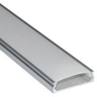 купить Профиль накладной 24*6*2000мм ViaSvet крепеж 4шт+заглушки 2шт в Кирове Профиль накладной 24*6*2000мм ViaSvet крепеж 4шт+заглушки 2шт