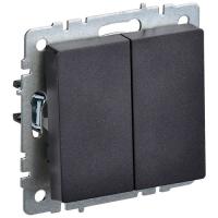 купить Брайт черный выключатель 2кл скрытая 10А IP20  в Кирове Брайт черный выключатель 2кл скрытая 10А IP20