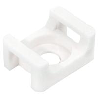 купить Площадка монтажная с отверстием 22*16мм 6,4мм белый Fortisflex 100шт в Кирове Площадка монтажная с отверстием 22*16мм 6,4мм белый Fortisflex 100шт