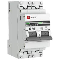 Автомат 2Р 50А C 4,5кА ВА47-63 EKF