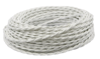 Ретро 3*2,5 белый провод витой (50м) PlexUp