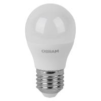 Лампа шар свд Е27 10Вт 3000К 800лм Р45 матовая  Osram LED Value black