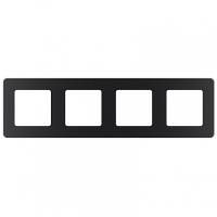 купить Инспириа антрацит рамка 4-ая универсально  в Кирове Инспириа антрацит рамка 4-ая универсально