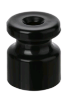 Изолятор пластик черный PlexUp 100шт