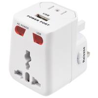 купить Переходник 6А белый квадрат Rexant с USB путешественник в Кирове Переходник 6А белый квадрат Rexant с USB путешественник
