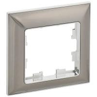 купить Брайт хром/никель рамка 1-ая универсально  в Кирове Брайт хром/никель рамка 1-ая универсально