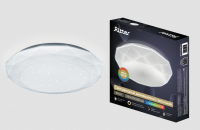 купить Светильник потолочный свд 60Вт 2700-6500К 4400лм многогранник белый пульт ДУ RGB в Кирове Светильник потолочный свд 60Вт 2700-6500К 4400лм многогранник белый пульт ДУ RGB