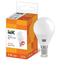 купить Лампа свд 220В E14 9Вт 3000К 810лм шар G45 матовая IEK  в Кирове Лампа свд 220В E14 9Вт 3000К 810лм шар G45 матовая IEK