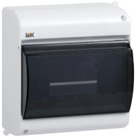 Бокс 6мод навесной белый прозрачная дверь IP30 КМПн IEK