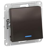 купить Атлас мокко переключатель 1кл с подсветкой скрытая 10А IP20  в Кирове Атлас мокко переключатель 1кл с подсветкой скрытая 10А IP20