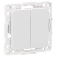 купить Стокгольм белый выключатель 2кл скрытая 10А IP20  в Кирове Стокгольм белый выключатель 2кл скрытая 10А IP20