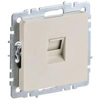 купить Брайт бежевый розетка RJ45 скрытая 1-ая Cat5e в Кирове Брайт бежевый розетка RJ45 скрытая 1-ая Cat5e