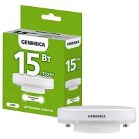 Лампа свд 220В GX53 15Вт 4000К 1500лм таблетка матовая IEK GENERICA