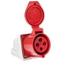 Розетка силовая стационарная 32А 3P+PE IP44 CEE-124 EKF 