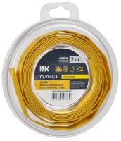 купить Трубка ТУТнг-LS 8/4мм желтый 2м инд.упаковка IEK в Кирове Трубка ТУТнг-LS 8/4мм желтый 2м инд.упаковка IEK