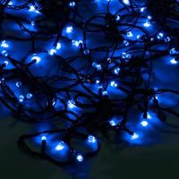 купить Гирлянда нить 5м синий 50свд с контроллером IP20 зеленый провод 8 режимов в Кирове Гирлянда нить 5м синий 50свд с контроллером IP20 зеленый провод 8 режимов